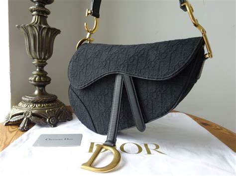 dior black and gold saddle bag|dior saddle bag black monogram.